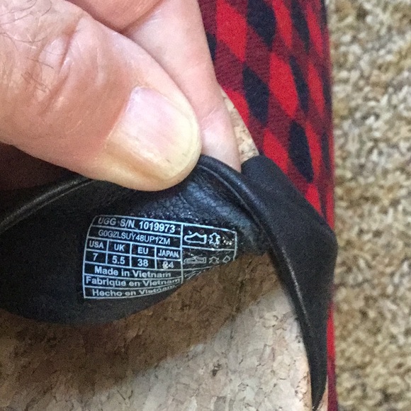 UGG WOMENS SANDALS ZOE OPEN TOE ZIP WEDGE SIZE 7 - Picture 5 of 5